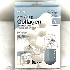 Saplaya Collagen Facial Mask Sheet (pack of 6)